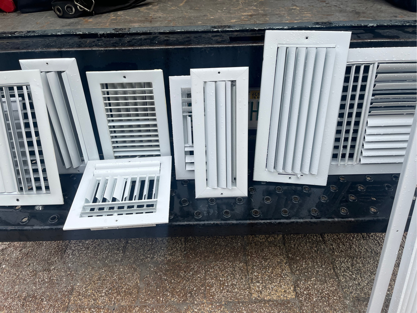 Cleaned duct registers after professional duct cleaning service in Naples Florida